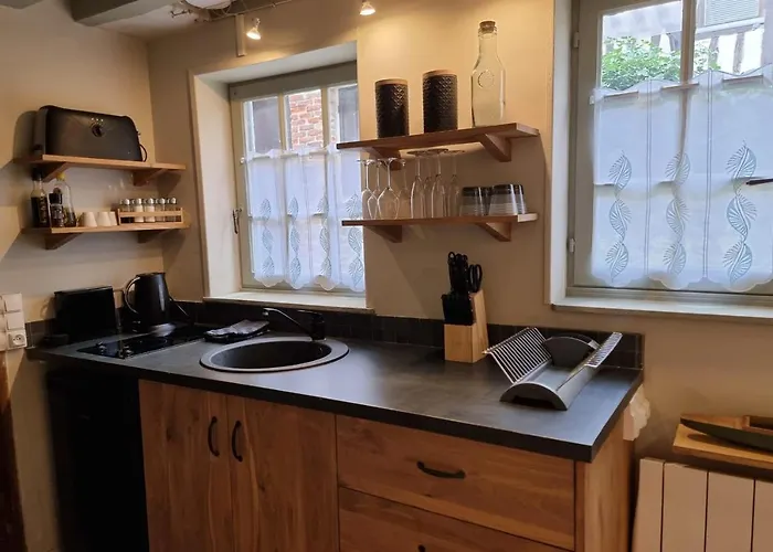 La Saint Jean Cosy For Two With Fireplace Centre Appartamento Honfleur