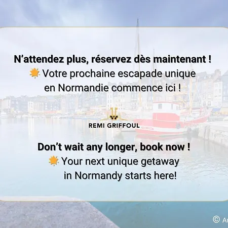 La Saint Jean Cosy For Two With Fireplace Centre オンフルール